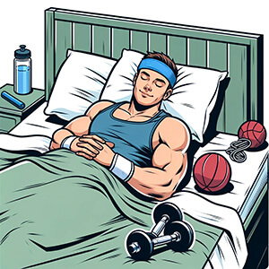 Sportif sommeil et exercice