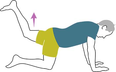 Exercice pour arthrose de hanche - Extension hanche