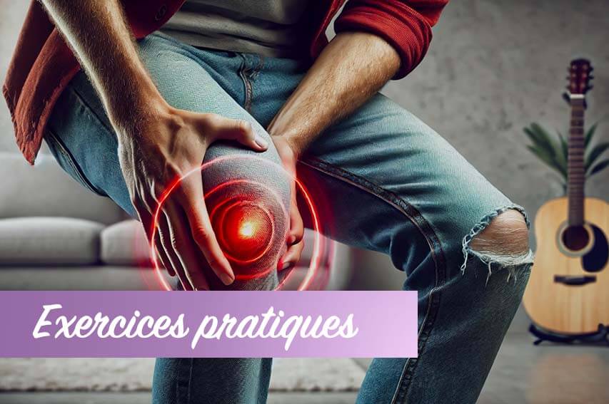 Exercices pratiques douleur derrière le genou