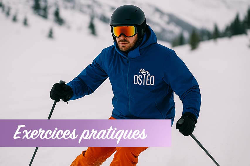 Exercices pratiques pour se préparer au ski
