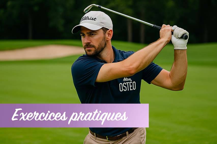 Exercices pratiques Etirements pour golfeurs