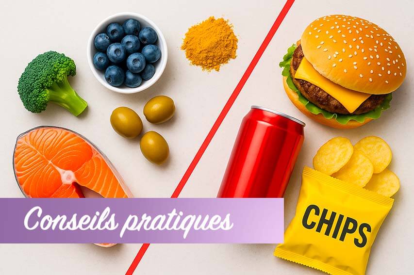 Conseils pratiques alimentation anti inflammatoire