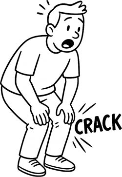 Genoux qui craquent - 8 choses à savoir sur les articulations